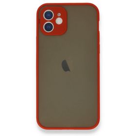 BSSM iPhone 12 Montreal Silikon Kapak Kırmızı Kılıf