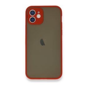 BSSM iPhone 12 Montreal Silikon Kapak Kırmızı Kılıf