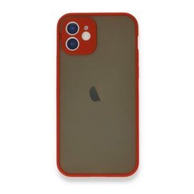 BSSM iPhone 12 Montreal Silikon Kapak Kırmızı Kılıf