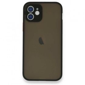 BSSM iPhone 12 Montreal Silikon Kapak Siyah Kılıf