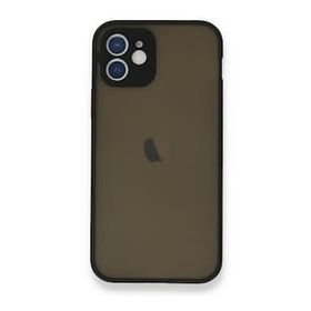 BSSM iPhone 12 Montreal Silikon Kapak Siyah Kılıf