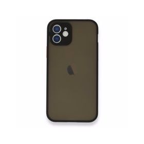 BSSM iPhone 12 Montreal Silikon Kapak Siyah Kılıf