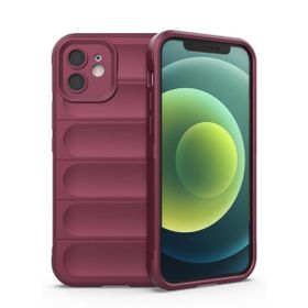 BSSM iPhone 12 Optimum Silikon Bordo Kılıf