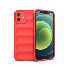 BSSM iPhone 12 Optimum Silikon Kırmızı Kılıf