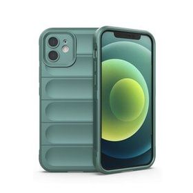 BSSM iPhone 12 Optimum Silikon Koyu Yeşil Kılıf