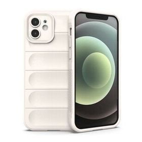 BSSM iPhone 12 Optimum Silikon Krem Kılıf