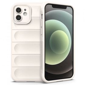 BSSM iPhone 12 Optimum Silikon Krem Kılıf