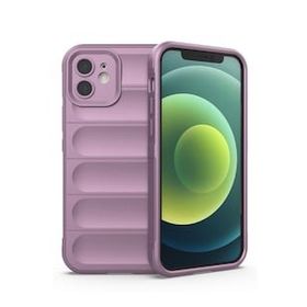 BSSM iPhone 12 Optimum Silikon Mor Kılıf