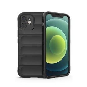 BSSM iPhone 12 Optimum Silikon Siyah Kılıf