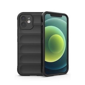 BSSM iPhone 12 Optimum Silikon Siyah Kılıf