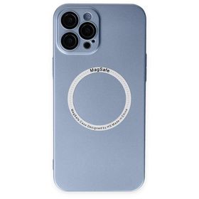 BSSM iPhone 12 Pro Jack Magneticsafe Lens Silikon Sierra Blue Kılıf