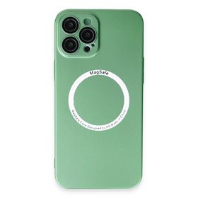 BSSM iPhone 12 Pro Jack Magneticsafe Lens Silikon Yeşil Kılıf
