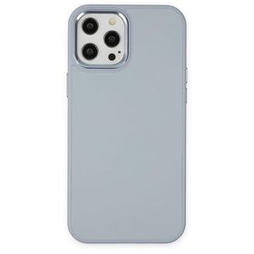 BSSM iPhone 12 Pro Max Asya Deri Silikon Sierra Blue Kılıf