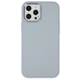 BSSM iPhone 12 Pro Max Asya Deri Silikon Sierra Blue Kılıf