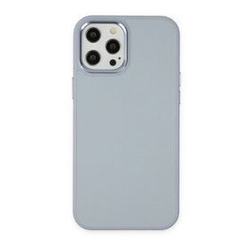 BSSM iPhone 12 Pro Max Asya Deri Silikon Sierra Blue Kılıf