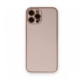 BSSM iPhone 12 Pro Max Coco Deri Silikon Kapak Pudra Kılıf