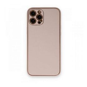 BSSM iPhone 12 Pro Max Coco Deri Silikon Kapak Pudra Kılıf