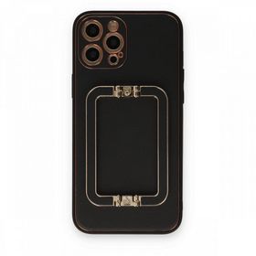 BSSM iPhone 12 Pro Max Coco Elit Kapak Siyah Kılıf
