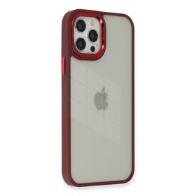 BSSM iPhone 12 Pro Max Dora Kapak Kırmızı Kılıf