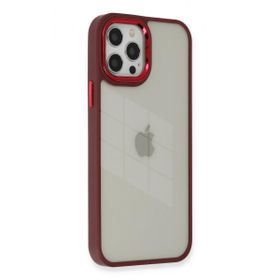 BSSM iPhone 12 Pro Max Dora Kapak Kırmızı Kılıf