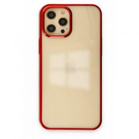 BSSM iPhone 12 Pro Max Element Silikon Kırmızı Kılıf