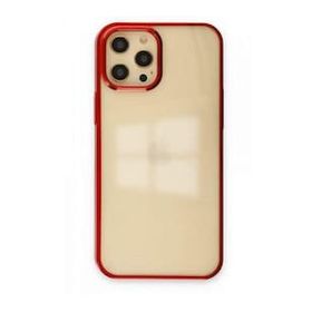 BSSM iPhone 12 Pro Max Element Silikon Kırmızı Kılıf