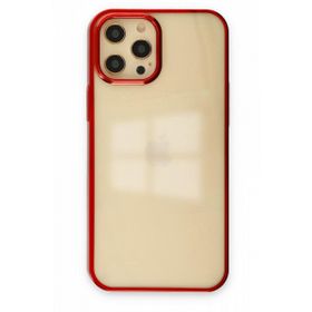 BSSM iPhone 12 Pro Max Element Silikon Kırmızı Kılıf