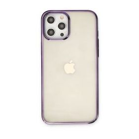 BSSM iPhone 12 Pro Max Element Silikon Mor Renkli Kılıf