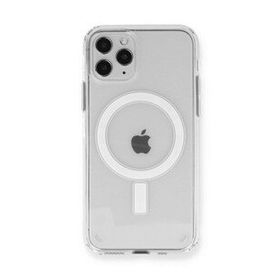 BSSM iPhone 12 Pro Max Magneticsafe Şeffaf Silikon Şeffaf Kılıf
