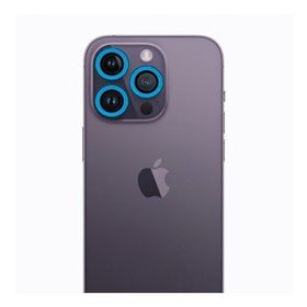 BSSM iPhone 12 Pro Max Mavi Neon Fosforlu Kamera Lens