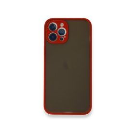 BSSM iPhone 12 Pro Max Montreal Silikon Kapak Kırmızı Kılıf
