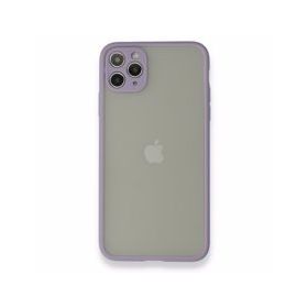 BSSM iPhone 12 Pro Max Montreal Silikon Kapak Mor Kılıf