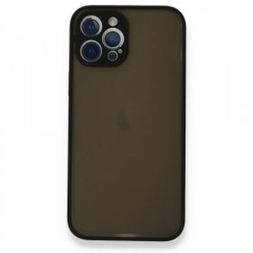 BSSM iPhone 12 Pro Max Montreal Silikon Kapak Siyah Kılıf