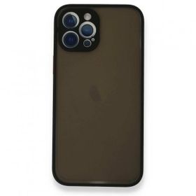 BSSM iPhone 12 Pro Max Montreal Silikon Kapak Siyah Kılıf
