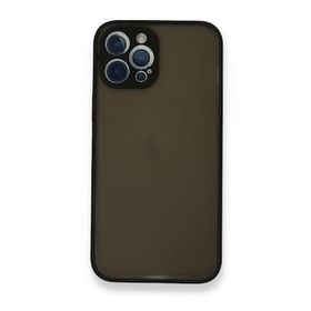 BSSM iPhone 12 Pro Max Montreal Silikon Kapak Siyah Kılıf