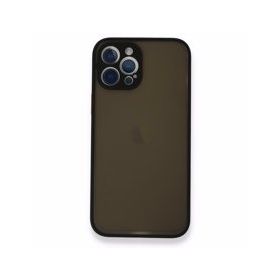 BSSM iPhone 12 Pro Max Montreal Silikon Kapak Siyah Kılıf