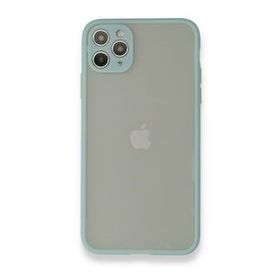 BSSM iPhone 12 Pro Max Montreal Silikon Kapak Turkuaz Kılıf