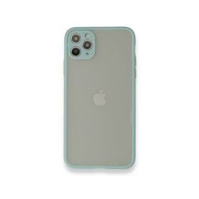 BSSM iPhone 12 Pro Max Montreal Silikon Kapak Turkuaz Kılıf