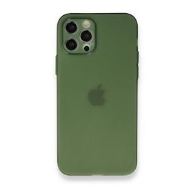 BSSM iPhone 12 Pro Max Puma Silikon Yeşil Renkli Kılıf