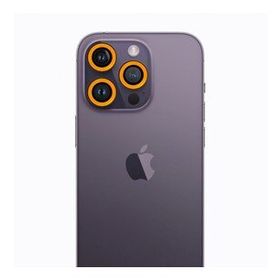 BSSM iPhone 12 Pro Max Sarı Neon Fosforlu Kamera Lens