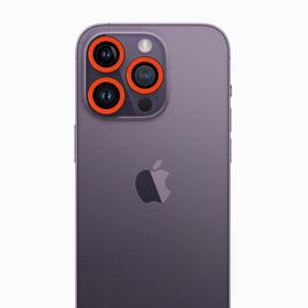 BSSM iPhone 12 Pro Max Turuncu Neon Fosforlu Kamera Lens