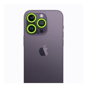 BSSM iPhone 12 Pro Max Yeşil Neon Fosforlu Kamera Lens