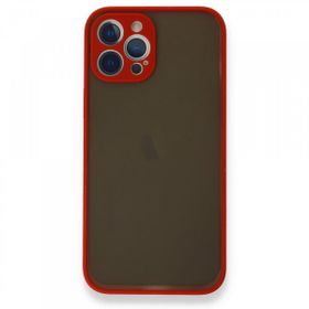 BSSM iPhone 12 Pro Montreal Silikon Kapak Kırmızı Kılıf