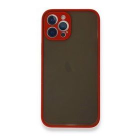 BSSM iPhone 12 Pro Montreal Silikon Kapak Kırmızı Kılıf