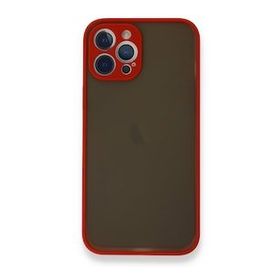 BSSM iPhone 12 Pro Montreal Silikon Kapak Kırmızı Kılıf
