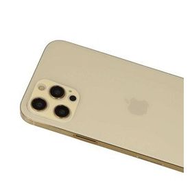 BSSM iPhone 12 Pro Rainbow Gold Kamera Lens Koruma Camı