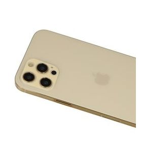 BSSM iPhone 12 Pro Rainbow Gold Kamera Lens Koruma Camı