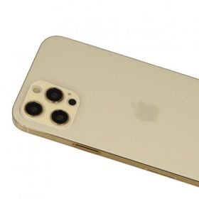 BSSM iPhone 12 Pro Rainbow Gold Kamera Lens Koruma Camı