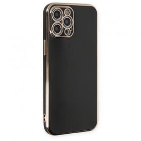 BSSM iPhone 12 Pro Volet Silikon Siyah Kılıf