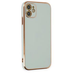 BSSM iPhone 12 Volet Silikon Açık Yeşil Kılıf